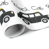Zwarte Cab Cadeaupapier (Rol Hoek)