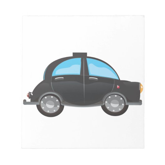 Zwarte Cab Notitieblok (Voorkant)