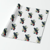 Zwarte cadeaubonnen voor katoenprogramma's cadeaupapier (Uitgerold)