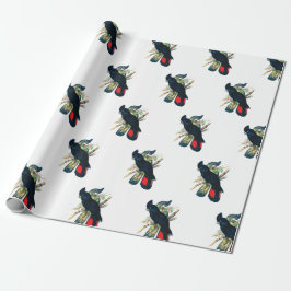 Zwarte cadeaubonnen voor katoenprogramma's cadeaupapier