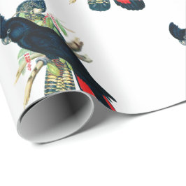 Zwarte cadeaubonnen voor katoenprogramma's cadeaupapier