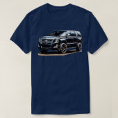Zwarte cadillac escalade 1 t-shirt (Design voorkant)