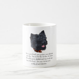 Zwarte Cairn Terrier Aandenken - Vrouwelijk Koffiemok