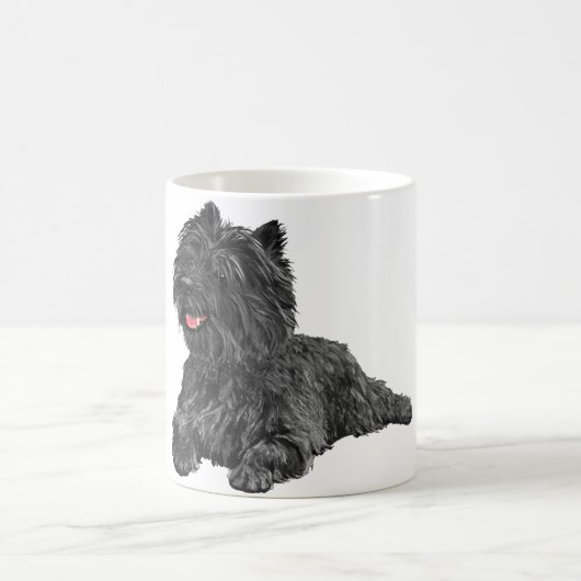 Zwarte Cairn Terrier Koffiemok (Center)