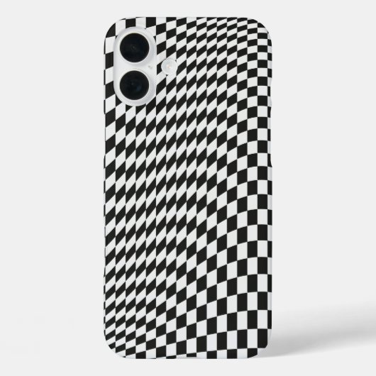 zwarte caleidoscoop Case-Mate iPhone case (Achterkant)