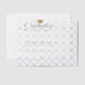 Zwarte Calligraphy Aangepaste Foto Vellum Uitnodigingen (Offset (Uitnodiging))