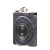 Zwarte camera heupfles (Links)