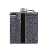 Zwarte camera heupfles (Achterkant)