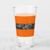 Zwarte Camo en Blaze bierglazen, Camo voor hen, Glas (Achterkant)