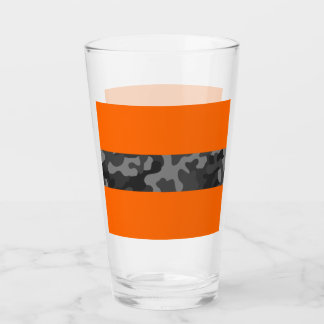 Zwarte Camo en Blaze bierglazen, Camo voor hen, Glas