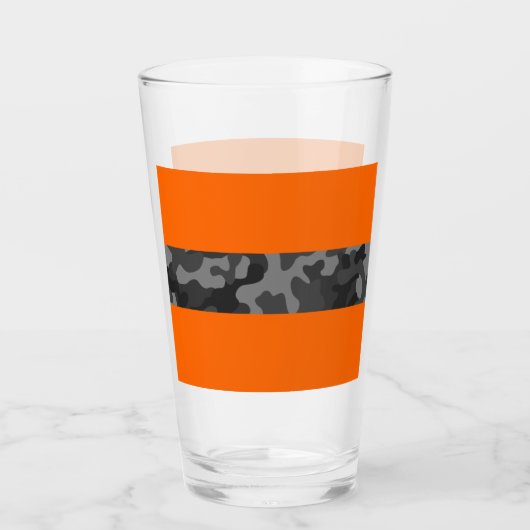 Zwarte Camo en Blaze bierglazen, Camo voor hen, Glas (Voorkant)