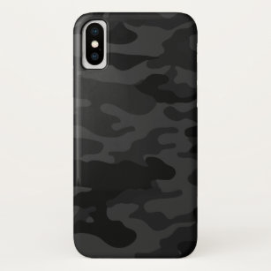 Zwarte Camouflage Case-Mate iPhone Case