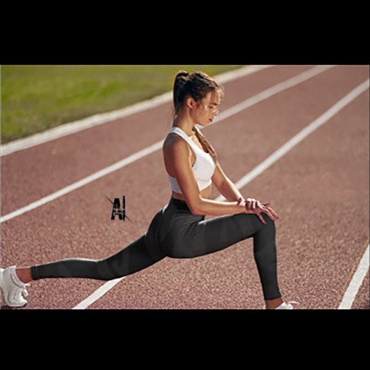 Zwarte camouflage, ontwerp leggings