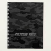 Zwarte Camouflage Planner (Voorkant)