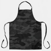 Zwarte Camouflage Schort (Voorkant)