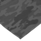 Zwarte Camouflage Tafelkleed (Gekanteld)