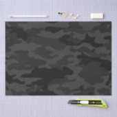 Zwarte Camouflage Tissuepapier (Craft)