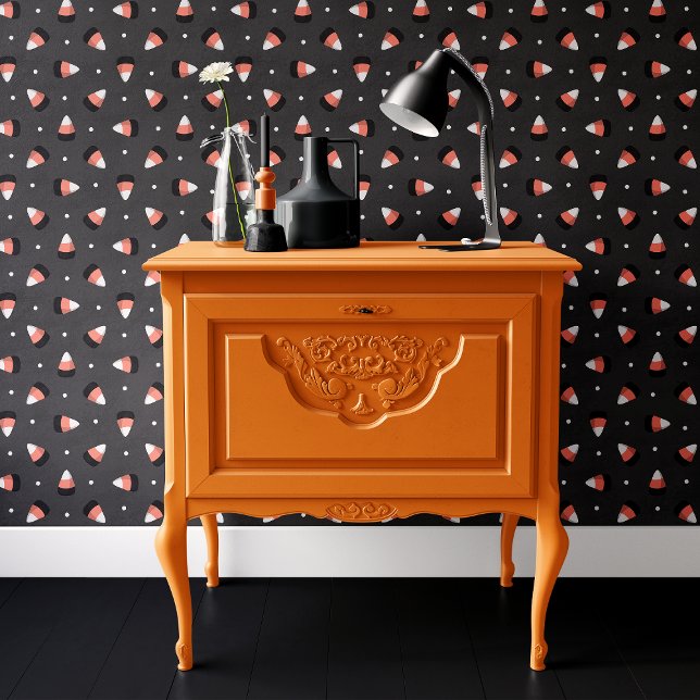 Zwarte Candy Corn Halloween Behang (Creator heeft geüpload)
