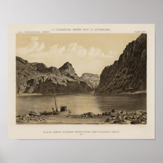 Zwarte Canon, Colorado Poster (Voorkant)