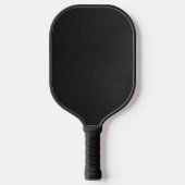 Zwarte Canvas Pickleball Paddle (Voorkant)