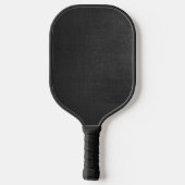 Zwarte Canvas Pickleball Paddle (Achterkant)