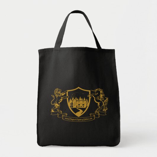Zwarte Canvas tas (Voorkant)
