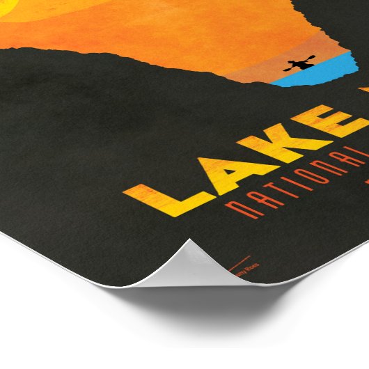 Zwarte Canyon bij het Poster van de Mead NRA (Hoek)