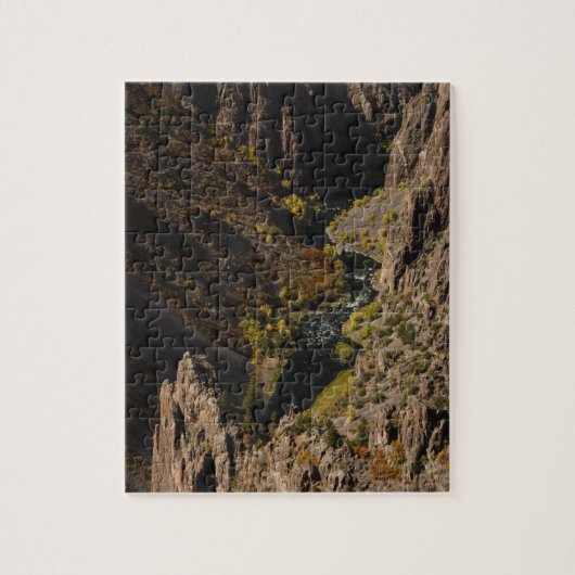 zwarte canyon legpuzzel (Verticaal)