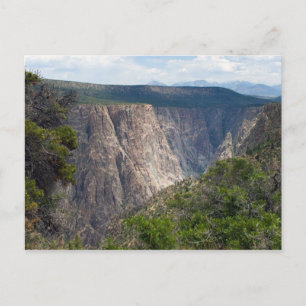 Zwarte Canyon van de Gunnison Briefkaart