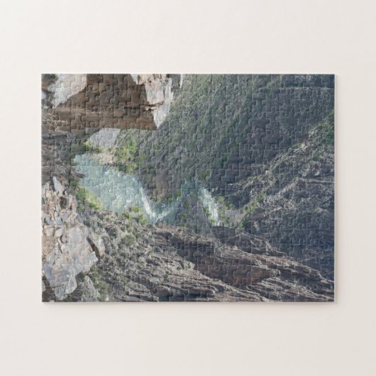 Zwarte Canyon van de Gunnison Legpuzzel (Horizontaal)