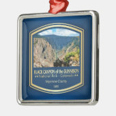 Zwarte Canyon van de Gunnison (PF1) Metalen Ornament (Links)