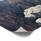 Zwarte Canyon van het Gunnison Uitzicht, Colorado Poster (Hoek)