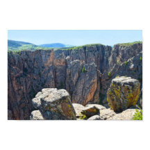 Zwarte Canyon van het Gunnison Uitzicht, Colorado