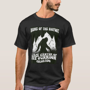 Zwarte Canyon van The Gunnison Colorado Maine Home T-shirt