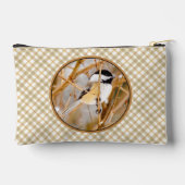 Zwarte-Capped Chickadee in Winter Originele Foto Etui (Achterkant)