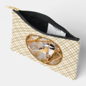 Zwarte-Capped Chickadee in Winter Originele Foto Etui (Open)