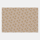 Zwarte-Capped Chickadee in Winter Originele Foto Inpakpapier Vel (Voorkant 2)