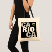 zwarte carioca tote bag (Voorkant (product))