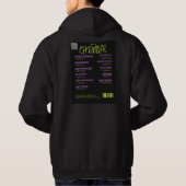Zwarte carnival ( Unisex ) Hoodie (Achterkant)