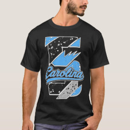 Zwarte Carolina 5 AJ5 Carolina Script Match T-shirt