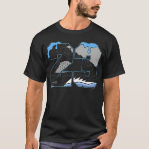 Zwarte Carolina 5 AJ5 Nummer 23 Grafisch T-shirt