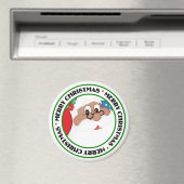 Zwarte Cartoon (blauw) Magneet (Insitu (Vaatwasser))