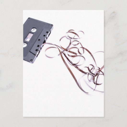 zwarte cassette briefkaart (Voorkant)