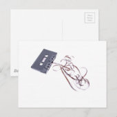 zwarte cassette briefkaart (Voorkant / Achterkant)