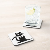 ZWARTE CAT BIER ONDERZETTER (Rechterzijde)