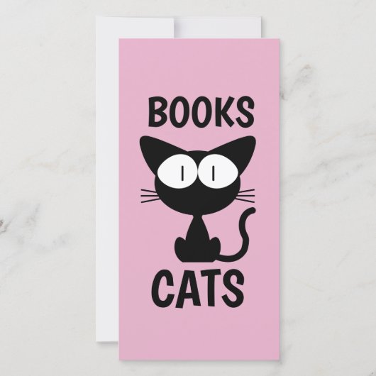 ZWARTE CAT CUTE BOOKMARKER BLADWIJZER (Voorkant)