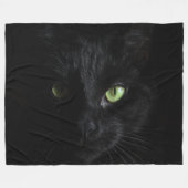 ZWARTE CAT FLEECE DEKEN (Voorkant (Horizontaal))