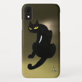 ZWARTE CAT grijs Case-Mate iPhone Case (Achterkant)
