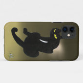 ZWARTE CAT grijs Case-Mate iPhone Case (Achterkant (horizontaal))