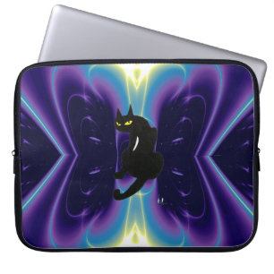 ZWARTE CAT LAPTOP SLEEVE